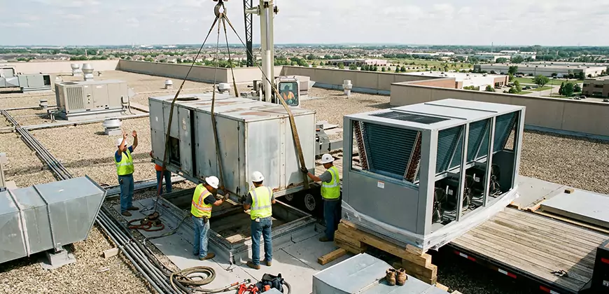 Warehouse and Industrial HVAC Replacement in Cuyahoga Falls