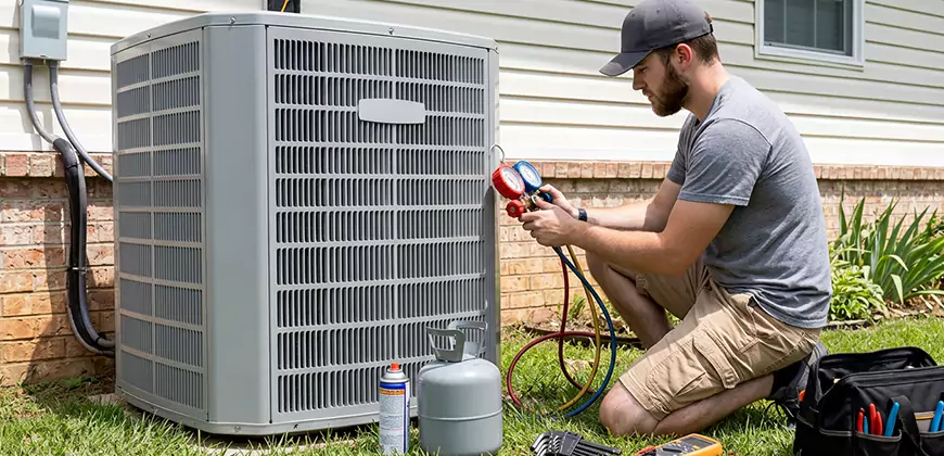 Emergency Air Conditioning Retrofit in Cuyahoga Falls