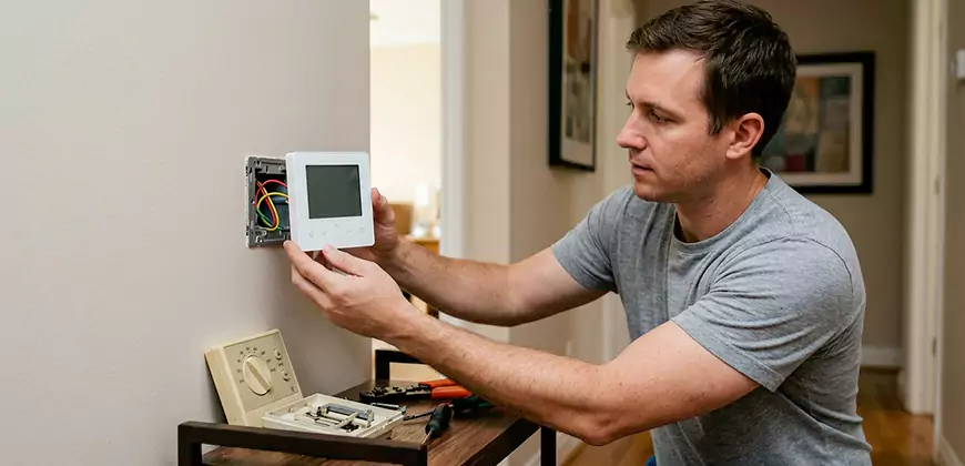 Heat Pump Thermostat Configuration in Cuyahoga Falls