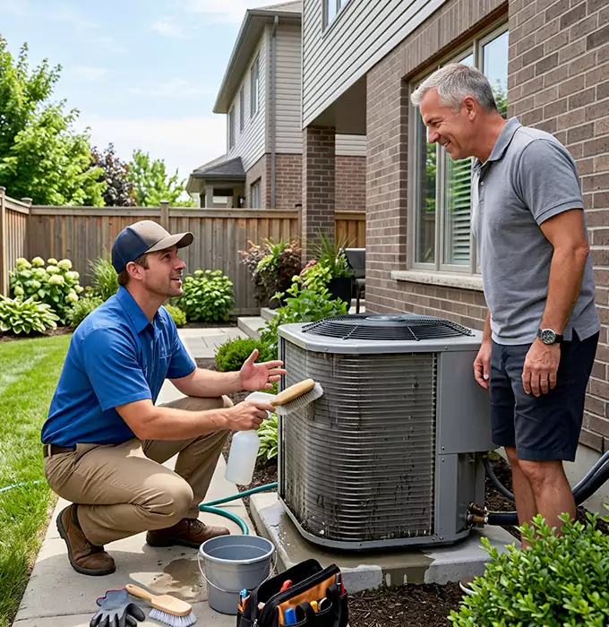 Why Cuyahoga Falls, OH Homeowners Choose Cuyahoga Falls HVAC Pro for Outdoor AC Unit Cleaning?